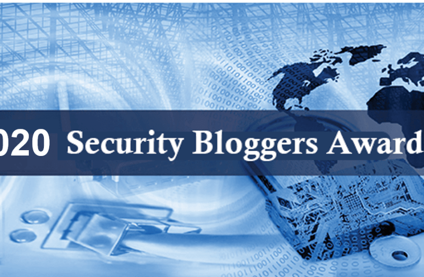 2020 Best New Blog – Security Bloggers Awards