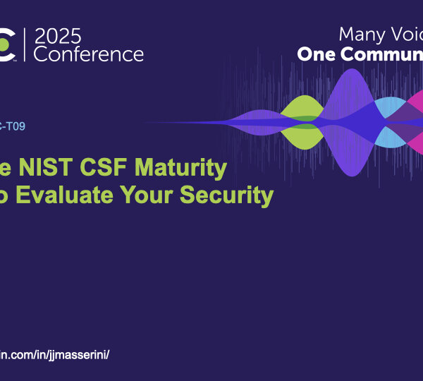NIST CSF RSAC2025 GT-09